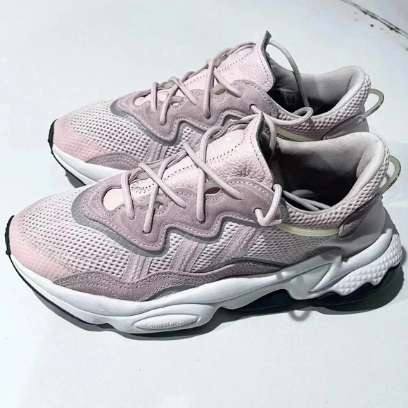 adidas Ozweego 'Soft Vision'‎ pink women’s 7 running athletic leather suede - Picture 1 of 11